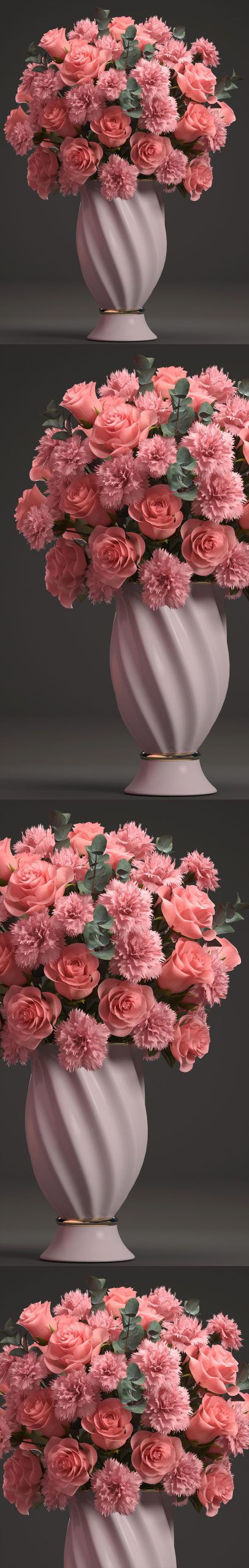 Bouquet of pink roses