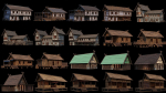 1 - 200 OLD MEDIEVAL HOUSES BUILDINGS PACK 4K GameReady