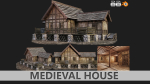 1 - 200 OLD MEDIEVAL HOUSES BUILDINGS PACK 4K GameReady