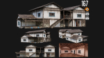 1 - 200 OLD MEDIEVAL HOUSES BUILDINGS PACK 4K GameReady