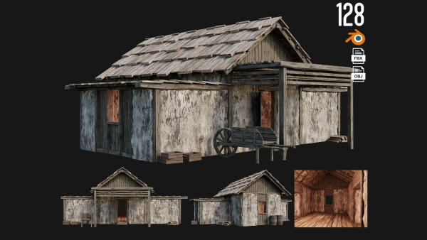 1 - 200 OLD MEDIEVAL HOUSES BUILDINGS PACK 4K GameReady