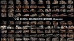 1 - 200 OLD MEDIEVAL HOUSES BUILDINGS PACK 4K GameReady