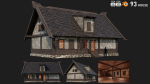 1 - 200 OLD MEDIEVAL HOUSES BUILDINGS PACK 4K GameReady