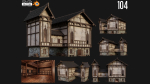 1 - 200 OLD MEDIEVAL HOUSES BUILDINGS PACK 4K GameReady