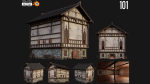 1 - 200 OLD MEDIEVAL HOUSES BUILDINGS PACK 4K GameReady