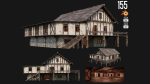 1 - 200 OLD MEDIEVAL HOUSES BUILDINGS PACK 4K GameReady