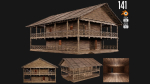 1 - 200 OLD MEDIEVAL HOUSES BUILDINGS PACK 4K GameReady