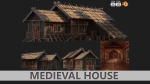 1 - 200 OLD MEDIEVAL HOUSES BUILDINGS PACK 4K GameReady