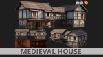 1 - 200 OLD MEDIEVAL HOUSES BUILDINGS PACK 4K GameReady
