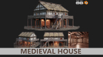 1 - 200 OLD MEDIEVAL HOUSES BUILDINGS PACK 4K GameReady