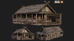 1 - 200 OLD MEDIEVAL HOUSES BUILDINGS PACK 4K GameReady