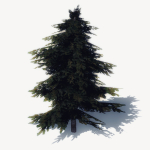 15 Pine Tree Lowpoly Models For Games