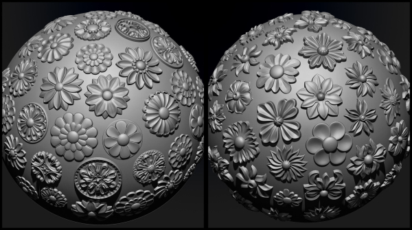 160 Ornament Brushes 4K Alphas and 3D Models- VOL 03