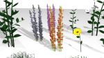 18 Ultra Low poly flowers and plants