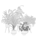 20 Photorealistic Flowers for Interiors - set 120 121 129 130
