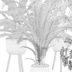 20 Photorealistic Flowers for Interiors - set 120 121 129 130