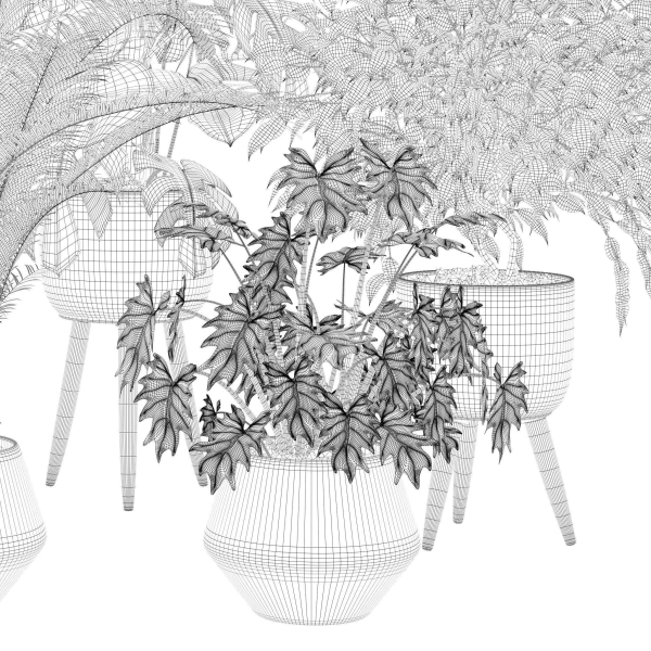 20 Photorealistic Flowers for Interiors - set 120 121 129 130
