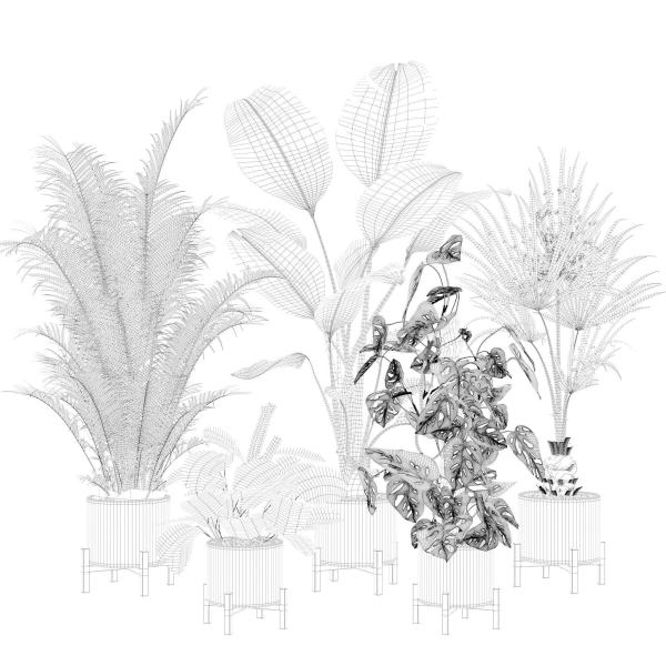 20 Photorealistic Flowers for Interiors - set 120 121 129 130