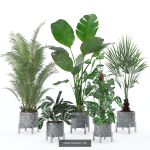 20 Photorealistic Flowers for Interiors - set 120 121 129 130