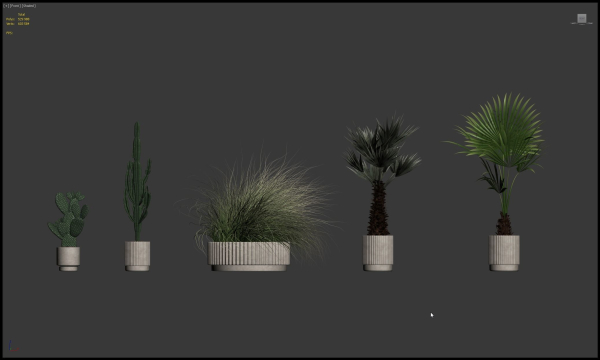 20 Photorealistic Flowers for Interiors - set 204 213 216 218