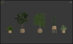 20 Photorealistic Flowers for Interiors - set 205 207 209 219