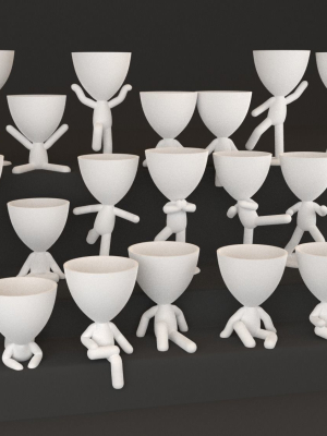 20-pot-plants-with-little-person-style-3d-printable-models-3d-model-obj-stl-3mf