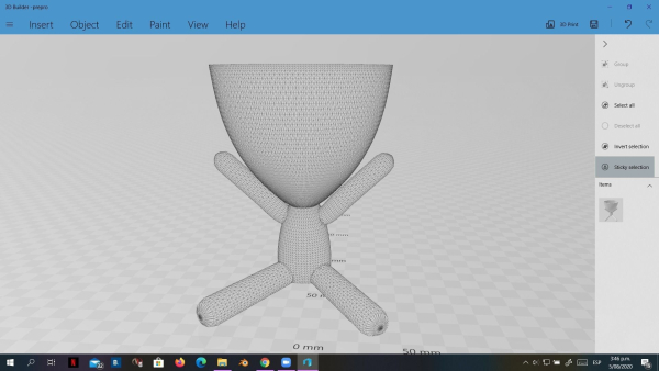 20 Pot plant with little person style 3D printable models