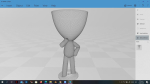 20 Pot plant with little person style 3D printable models