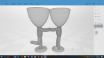 20 Pot plant with little person style 3D printable models