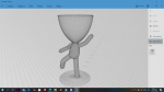 20 Pot plant with little person style 3D printable models