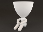 20 Pot plant with little person style 3D printable models