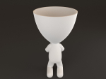 20 Pot plant with little person style 3D printable models