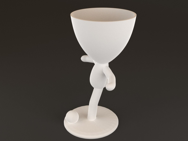 20 Pot plant with little person style 3D printable models