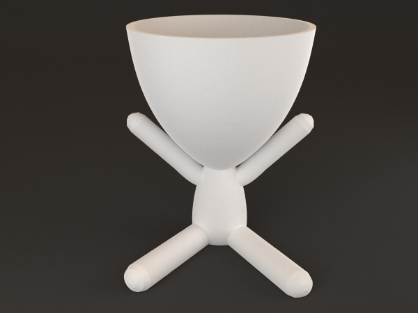 20 Pot plant with little person style 3D printable models