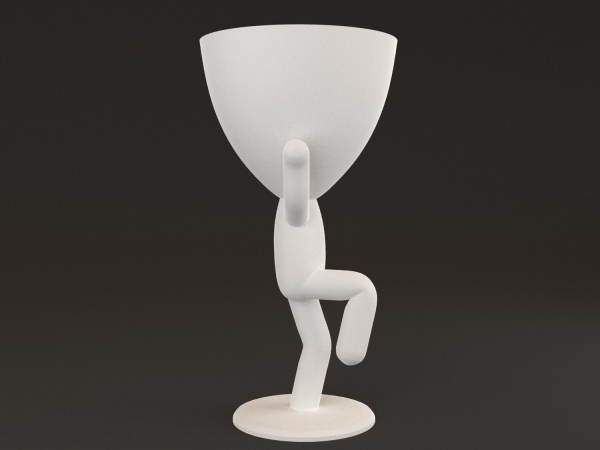 20 Pot plant with little person style 3D printable models