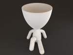 20 Pot plant with little person style 3D printable models