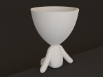 20 Pot plant with little person style 3D printable models