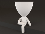 20 Pot plant with little person style 3D printable models