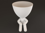20 Pot plant with little person style 3D printable models