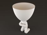 20 Pot plant with little person style 3D printable models