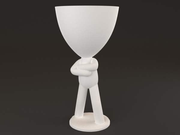 20 Pot plant with little person style 3D printable models