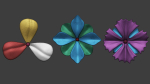 25 Decorative and heraldic flower heads IMM brush set for Zbrush