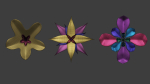 25 Decorative and heraldic flower heads IMM brush set for Zbrush