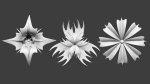 25 Decorative and heraldic flower heads IMM brush set for Zbrush