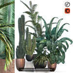 29 Different SETS Of Pot plants  Flowers SET VOL06