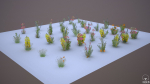 33 Plant Collection Game Ready Low Poly