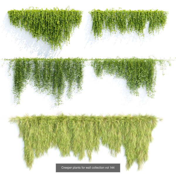 37 Hanging plant models collection