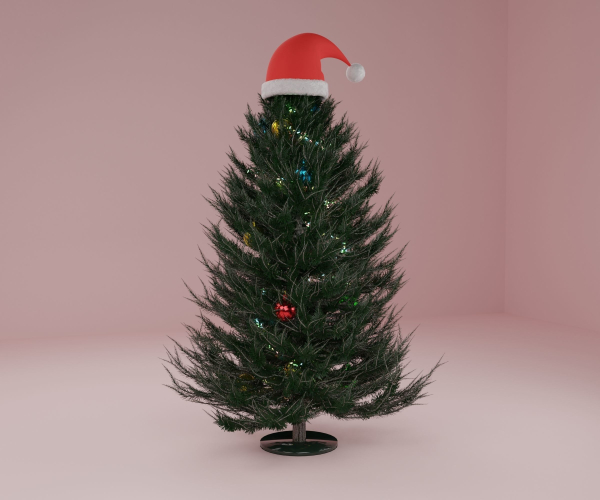 3D christmas tree