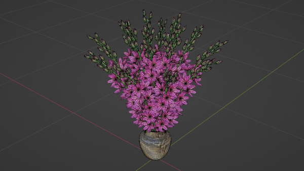 3d Flower bouquet