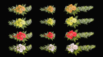 3D flower crown
